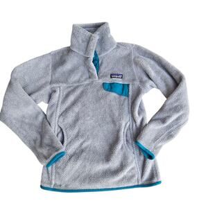 Patagonia Re-Tool Snap-T Pullover Women's Size XS In Gray
